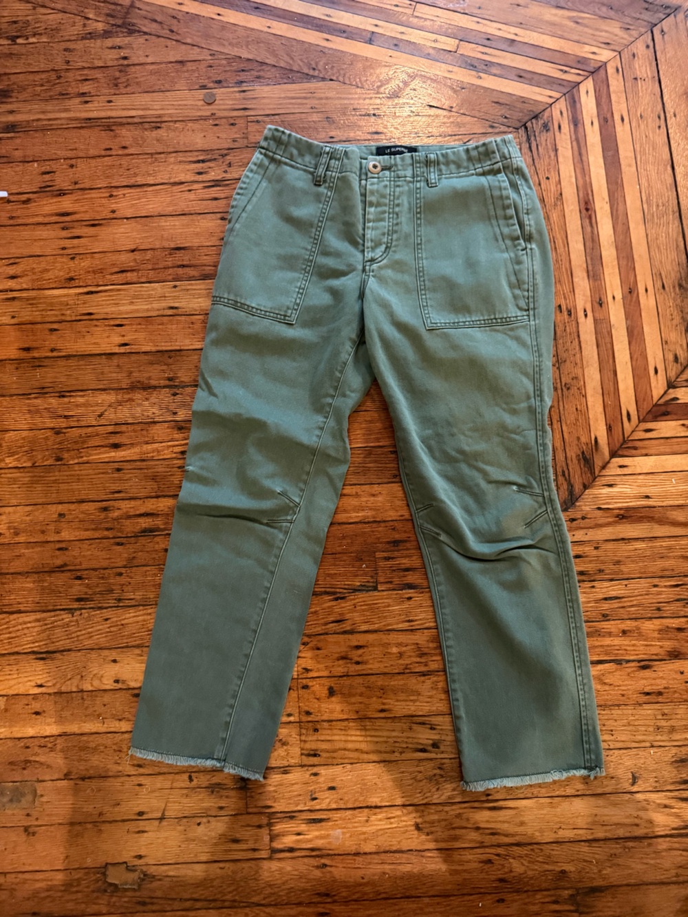Cropped Le Superbe Cropped Utility/Cargo Jeans Size 4